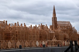 London's Burning model spire 